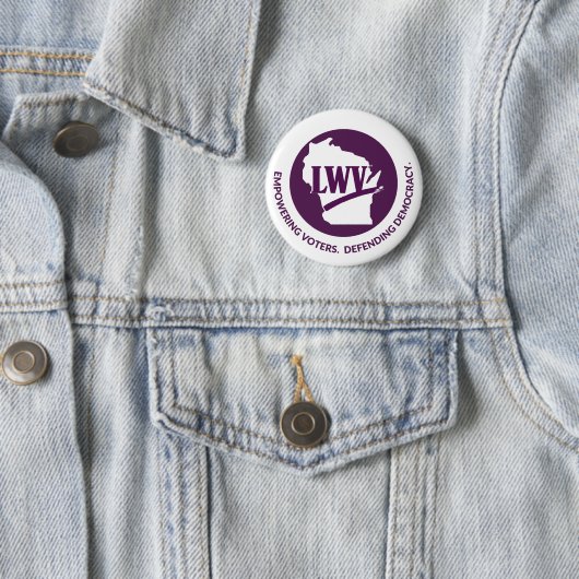 LWV Wisconsin Logo Button - Witte achtergrond (In situ)