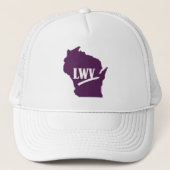 LWV Wisconsin Trucker Hoed Trucker Pet (Voorkant)