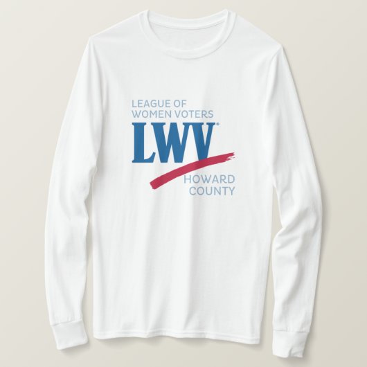 LWVHC-T-shirt met lange hoes T-shirt (Design voorkant)