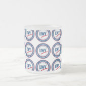 LWVOZ Patriotic Nonpartisan Proud Persistent Matglas Koffiemok (Center)