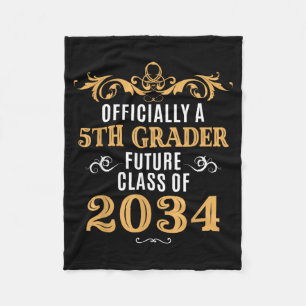 Ly A 5e-klasser toekomstige klas 2034 vintage eers Fleece Deken