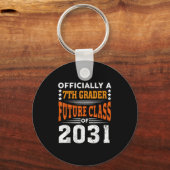 Ly A 7th Grader Future Cl 2031 First Day Grade 7  Sleutelhanger (Voorkant)