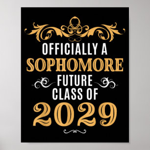 Ly A Tweedejaars Future Cl 2029 Vintage Eerste Dag Poster
