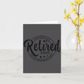 Ly Retired 2026 Funny Retirement For Men Women Tee Kaart (Gele Bloem)