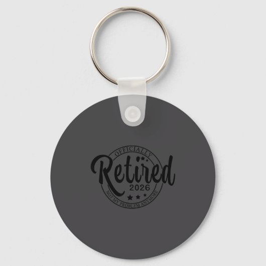 Ly Retired 2026 Funny Retirement For Men Women Tee Sleutelhanger (Voorkant)