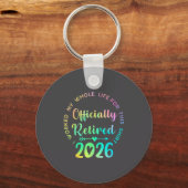 Ly Retired 2026 Funny Retirement For Women Sleutelhanger (Voorkant)