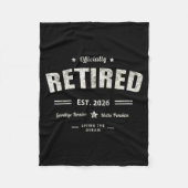 Ly Retired 2026 Mother Vacation Mom Holiday Keepsa Fleece Deken (Voorkant)