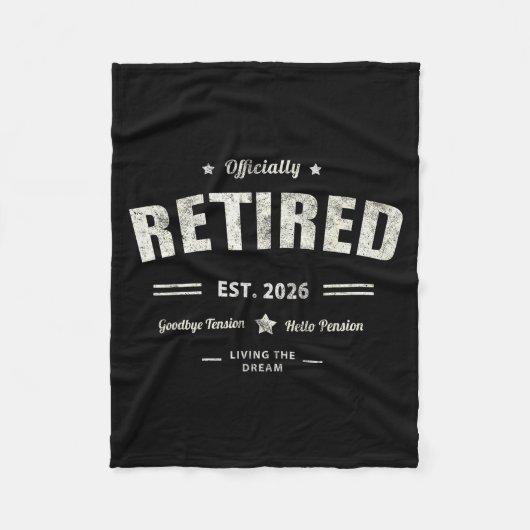 Ly Retired 2026 Mother Vacation Mom Holiday Keepsa Fleece Deken (Voorkant)