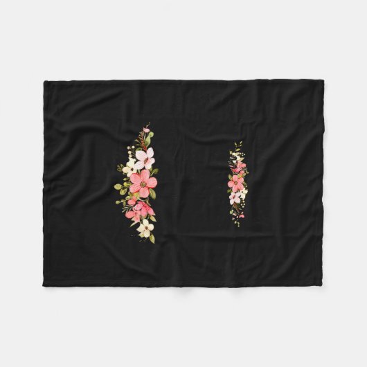 Ly Retired Heart Cute Retirement For Women  Fleece Deken (Voorkant (Horizontaal))