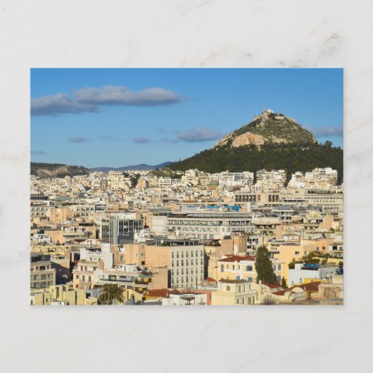 Lycabettus Hill Athens Briefkaart (Voorkant)