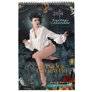Lycan Productions Famous Literature Calendar 2014 Kalender