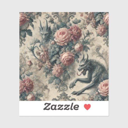 Lycans & Lullabies – Gothic Victorian Design Sticker (Vel)