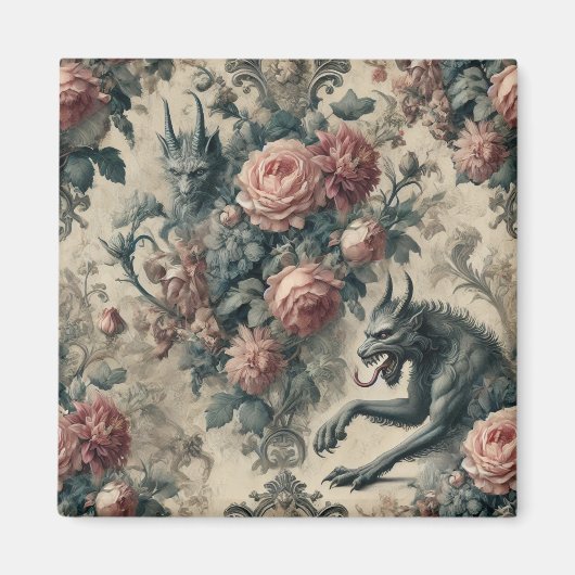 Lycans & Lullabies - Gotisch Victoriaans ontwerp Magneet (Voorkant)