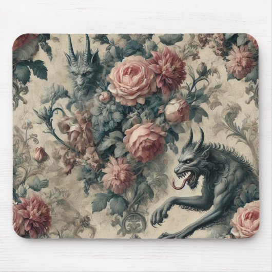 Lycans & Lullabies - Gotisch Victoriaans ontwerp Muismat (Voorkant)