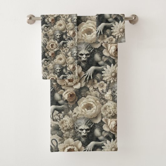 Lycanthropic Splendor - Gotisch Victoriaans Bad Handdoek (Insitu)