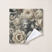Lycanthropic Splendor - Gotisch Victoriaans Bad Handdoek (Wasdoekje)