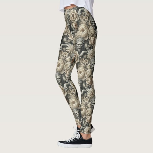 Lycanthropic Splendor - Gotisch Victoriaans Leggings (Links)