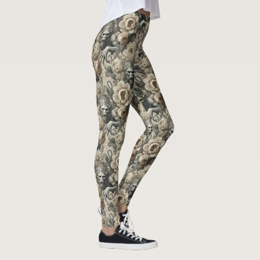 Lycanthropic Splendor - Gotisch Victoriaans Leggings (Rechts)