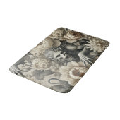 Lycanthropic Splendor - Gotische Weerwolf Bloemen Badmat (Gekanteld)