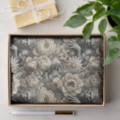 Lycanthropic Splendor - Gotische Weerwolf Bloemen Tissuepapier (Geschenk)