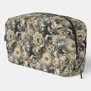 Lycanthropic Splendor - Gotische Weerwolf Bloemen Toilettasje