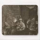 Lycaon Metamorphosed in a Wolf, 1731 (graving) Muismat (Voorkant)