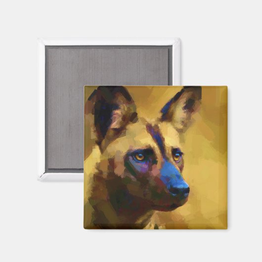 Lycaon Pictus Magneet (Voorkant / Achterkant)