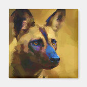 Lycaon Pictus Magneet (Voorkant)