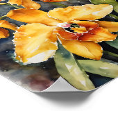 Lycaste orchideeën | Positieve energie Poster (Hoek)