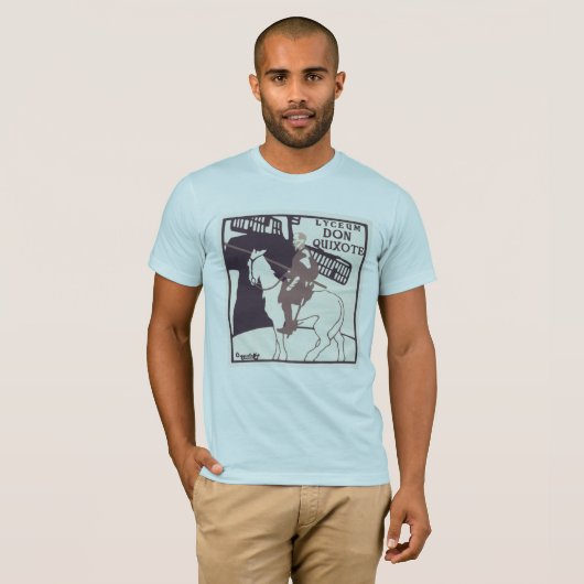 Lyceum Don Q t blauw T-shirt (Voorkant volledig)