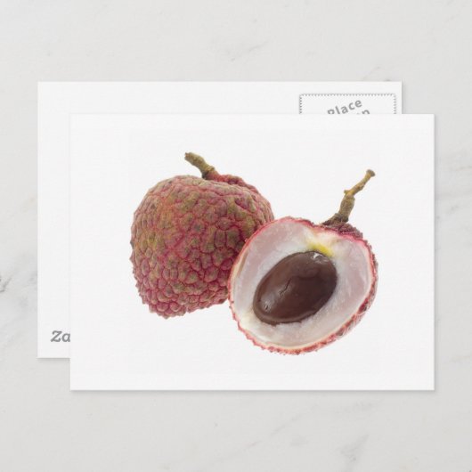 Lychee Briefkaart (Voorkant / Achterkant)