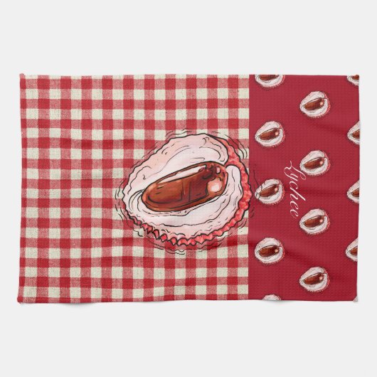 Lychee plaid Kitchen Towels Theedoek (Horizontaal)
