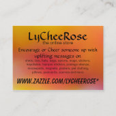 LyCheeRose visitekaartje (Voorkant)