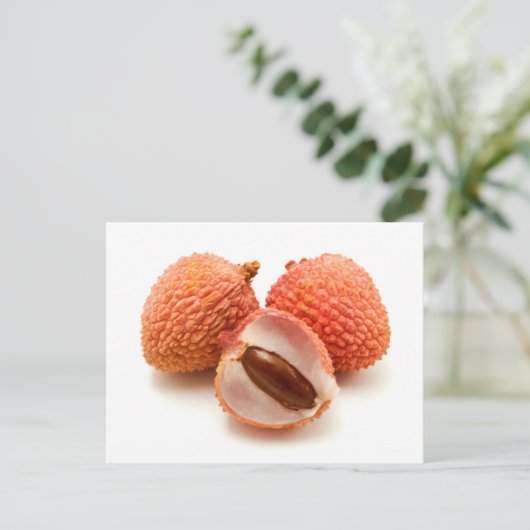 Lychees Briefkaart (Staand voorkant)