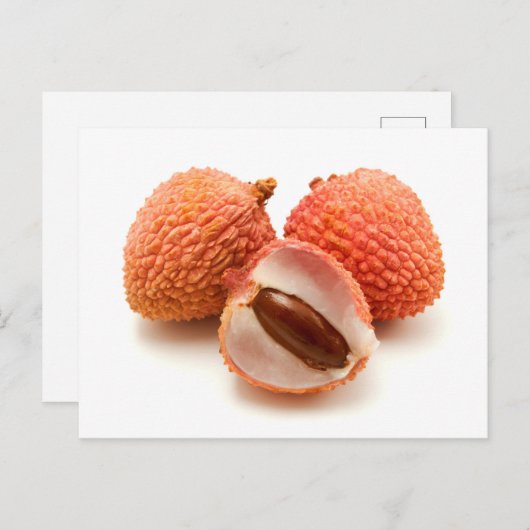 Lychees Briefkaart (Voorkant / Achterkant)
