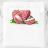 Lychees Rechthoekige Sticker (Tas)