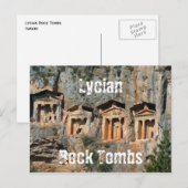Lycian Rock Tombs Briefkaart (Voorkant / Achterkant)