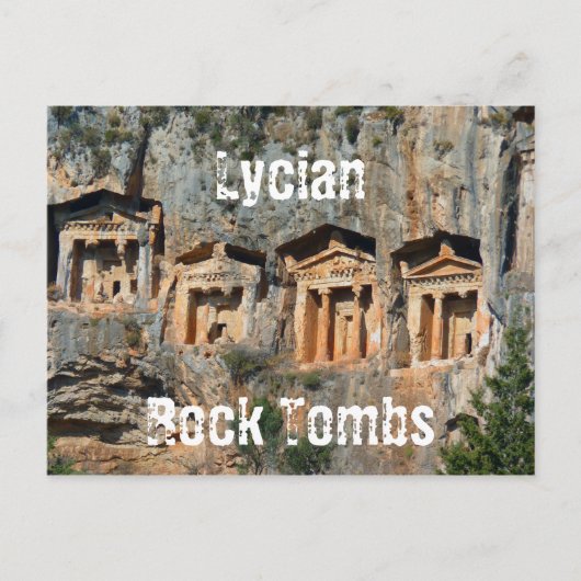 Lycian Rock Tombs Briefkaart (Voorkant)