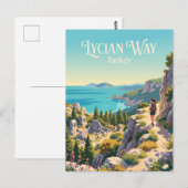 Lycische Weg Turkije Briefkaart (Voorkant / Achterkant)