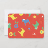 Lycka Till Bedankt Kaart (Achterkant)