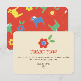 Lycka Till Bedankt Kaart