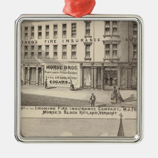 Lycoming Fire Insurance Company Metalen Ornament (Voorkant)