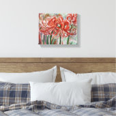 Lycoris radiata in bloei canvas afdruk (Insitu (Slaapkamer))