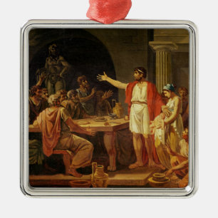 Lycurgus die de ouders van Sparta hun Metalen Ornament