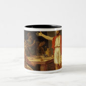 Lycurgus die de ouders van Sparta hun Tweekleurige Koffiemok (Center)