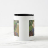 Lydia Crocheting in de tuin van Marly, Mary Cass Mok (Midden)