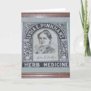 “Lydia E. Pinkham” Beterschap Wenskaart Kaart
