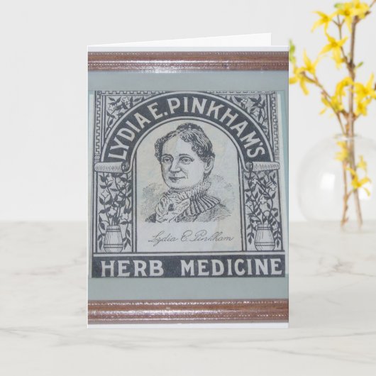 “Lydia E. Pinkham” Herstelkaart Kaart (Gele Bloem)
