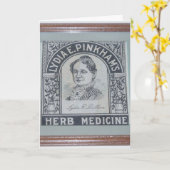 "Lydia E. Pinkham" krijgen goed Kaart (Gele Bloem)