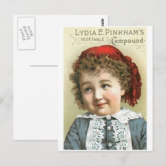Lydia E Pinkhams Samenstelling Briefkaart (Voorkant / Achterkant)